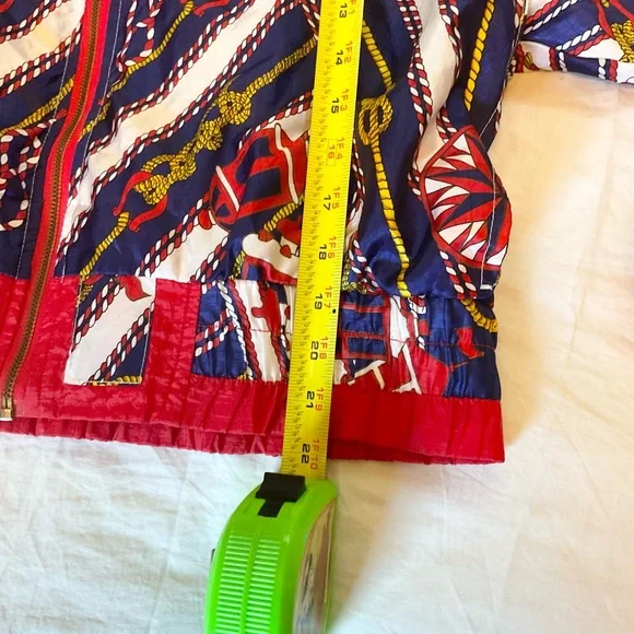 vintage 80S Polyester Windbreaker Size Medium Petite - Picture 4 of 7